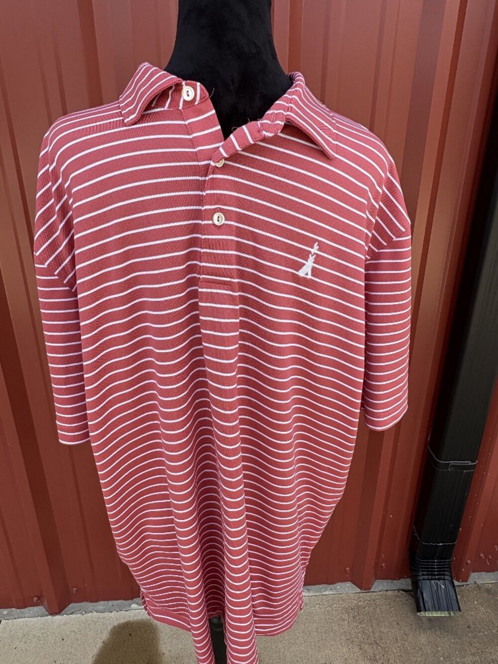 Peter Millar Summer Comfort Striped Polo Shirt XL